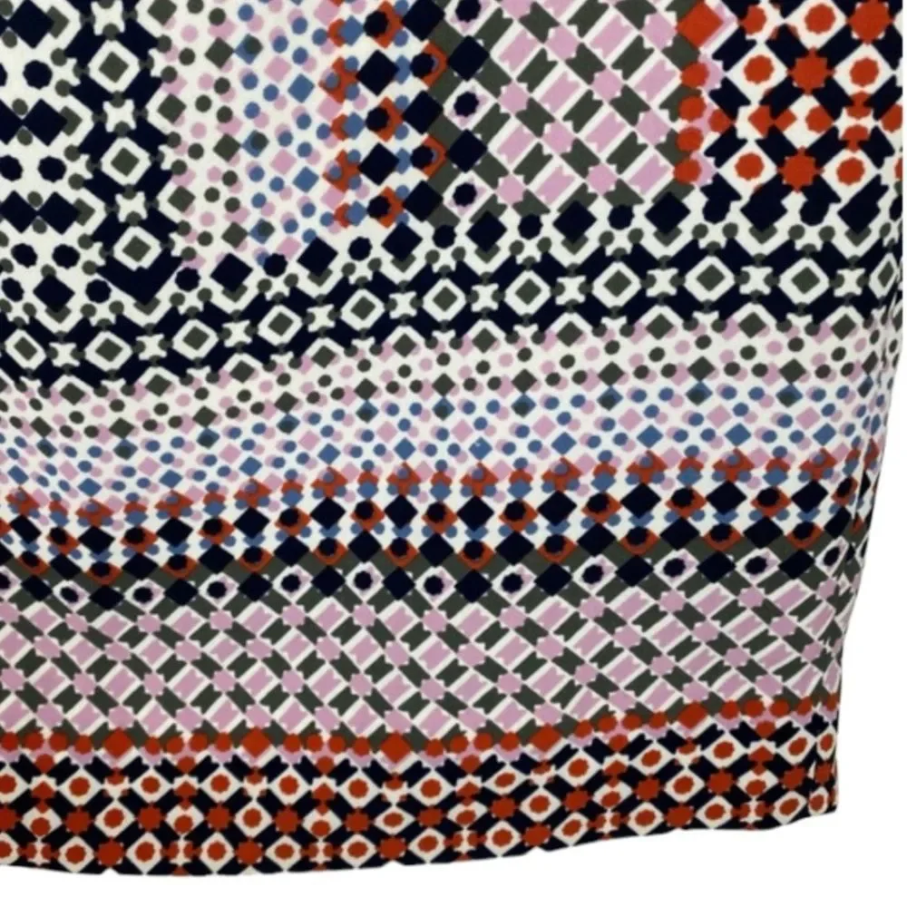 J Crew Colorful Pencil Skirt Size 2 - Picture 4 of 7